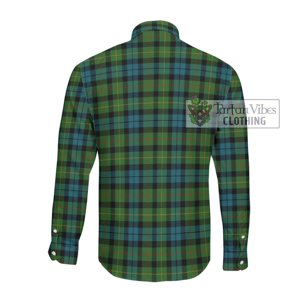 Rollo Ancient Tartan Long Sleeve Button Shirt with Family Crest DNA In Me Style - Tartanvibesclothing Shop