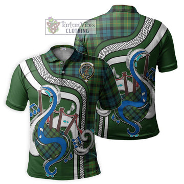 Rollo Ancient Tartan Polo Shirt with Epic Bagpipe Style