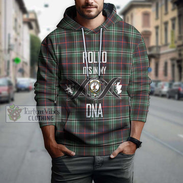 Rollo Hunting Tartan Hoodie with Family Crest DNA In Me Style