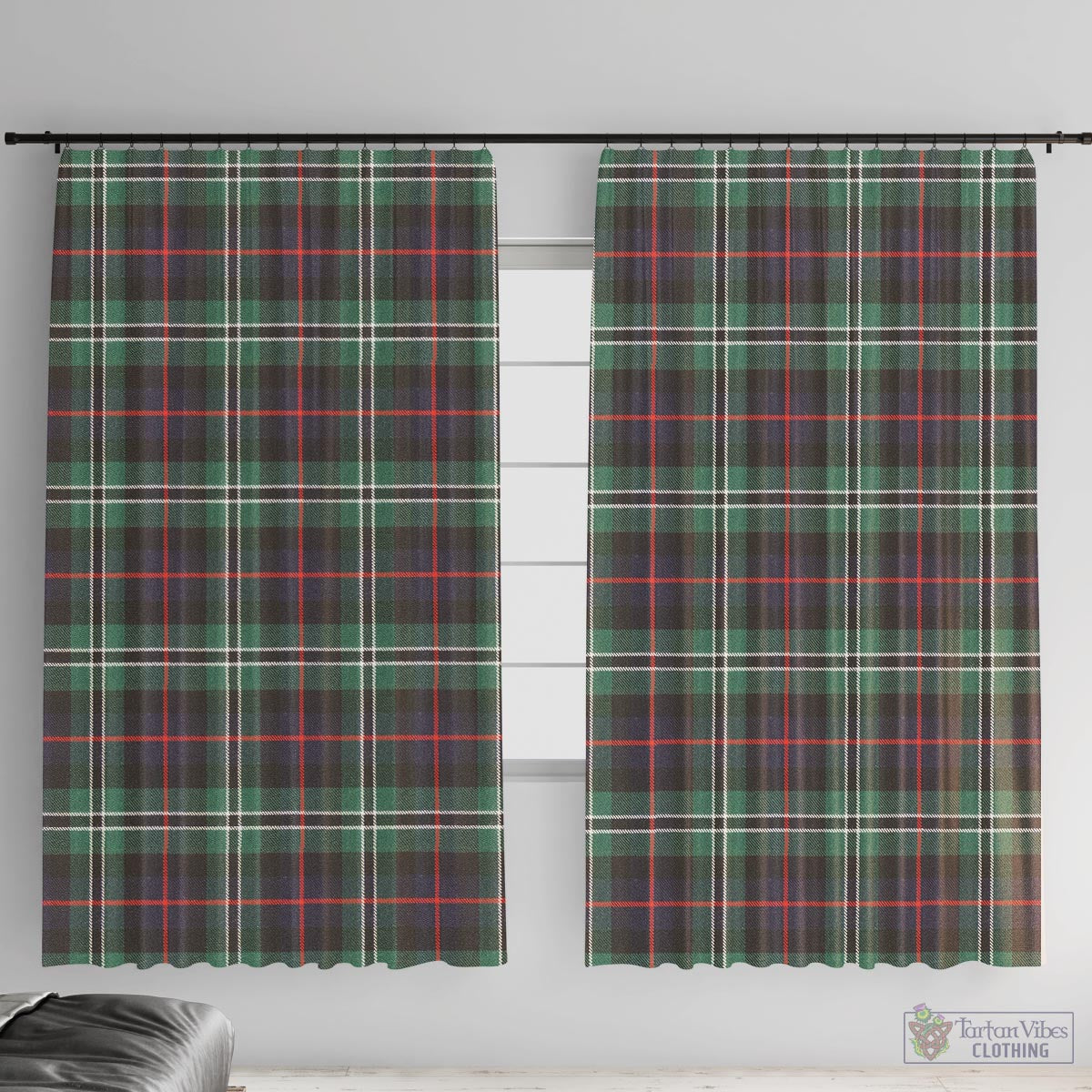 Rollo Hunting Tartan Window Curtain