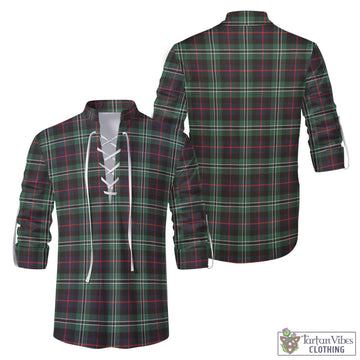 Rollo Hunting Tartan Men's Scottish Traditional Jacobite Ghillie Kilt Shirt