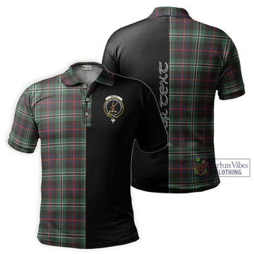 Rollo Hunting Tartan Polo Shirt with Family Crest and Half Of Me Style