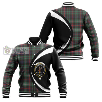 Rollo Hunting Tartan Baseball Jacket with Family Crest Circle Style