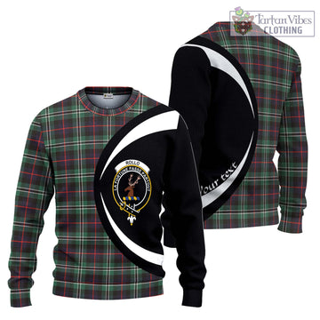 Rollo Hunting Tartan Ugly Sweater with Family Crest Circle Style