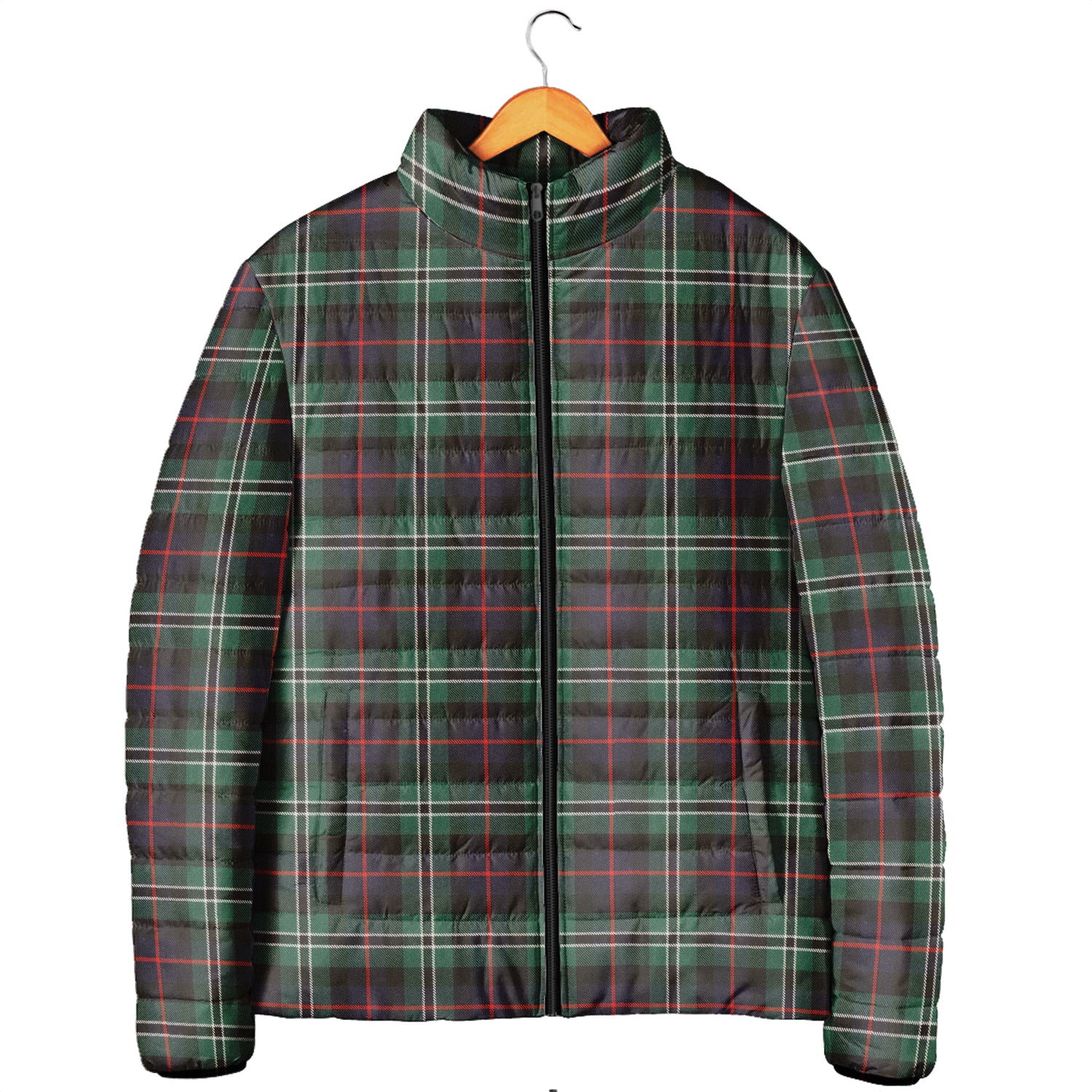 Rollo Hunting Tartan Padded Jacket Men's Padded Jacket - Tartan Vibes Clothing