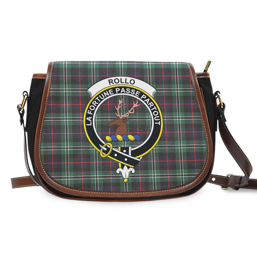 Rollo Hunting Tartan Saddle Bag with Family Crest - Tartan Vibes Clothing