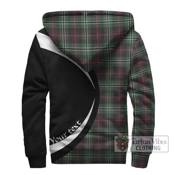 Rollo Hunting Tartan Sherpa Hoodie with Family Crest Circle Style