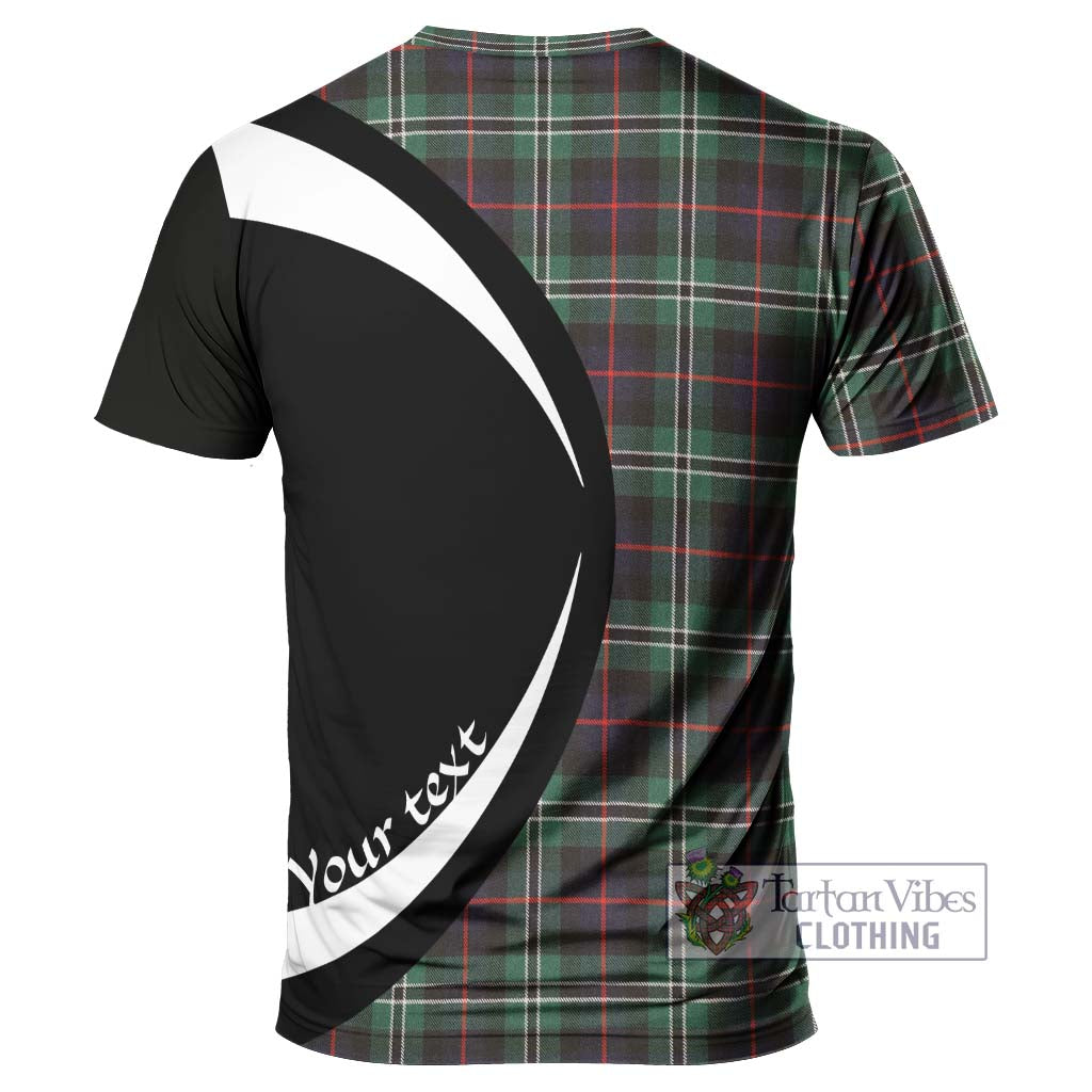 Tartan Vibes Clothing Rollo Hunting Tartan T-Shirt with Family Crest Circle Style