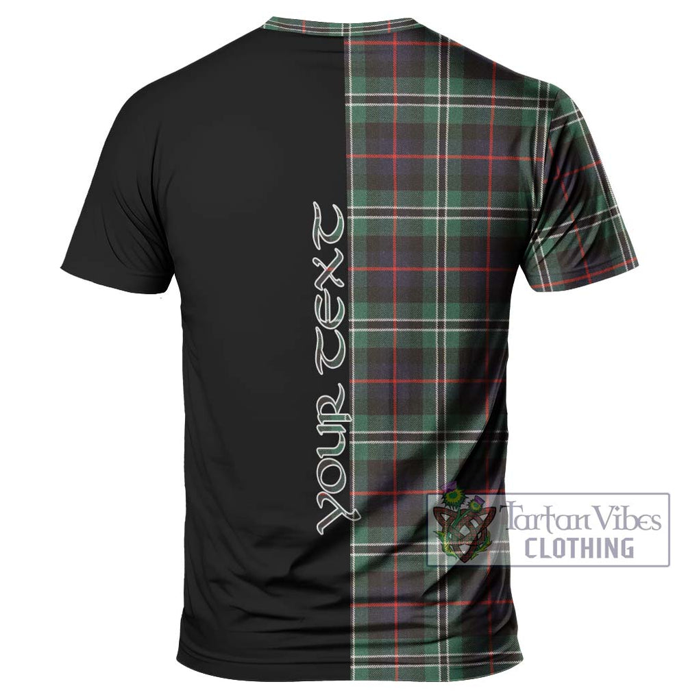 Rollo Hunting Tartan T-Shirt with Family Crest and Half Of Me Style - Tartanvibesclothing Shop