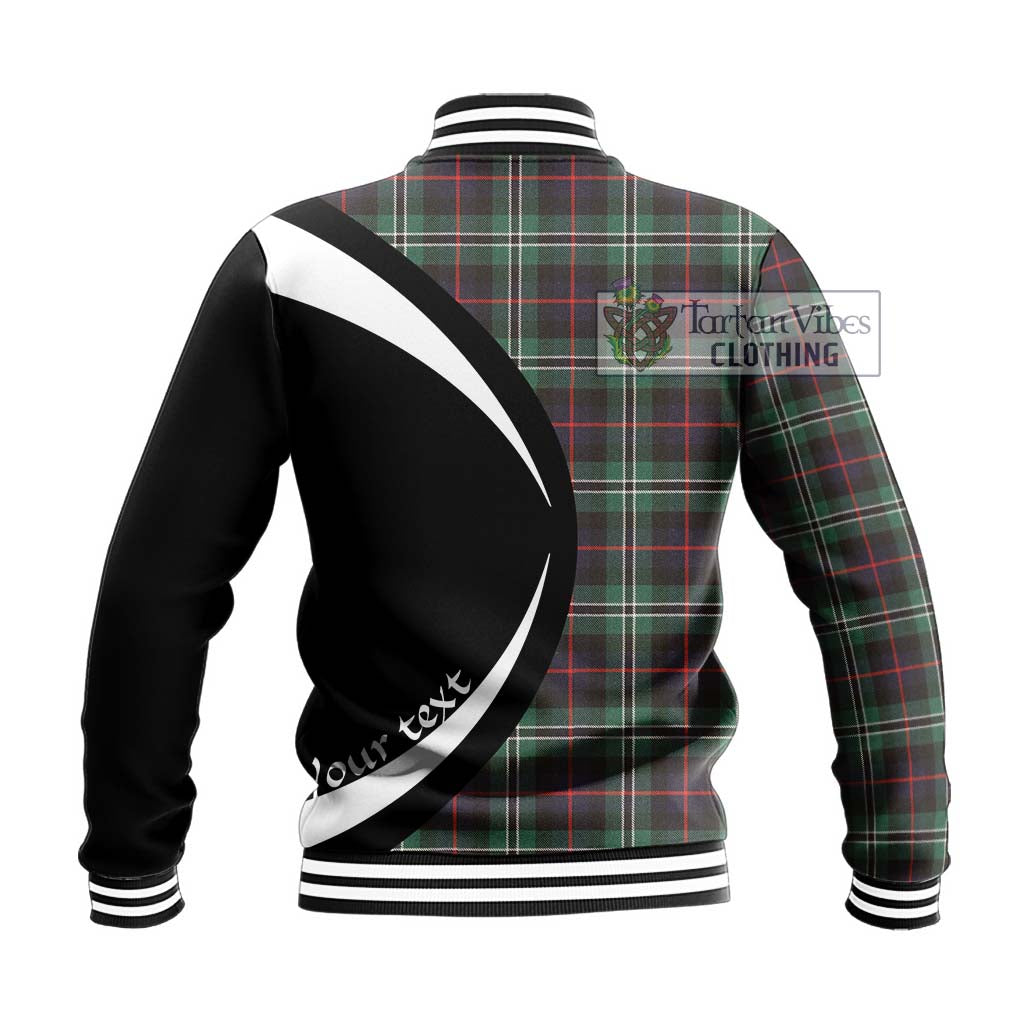 Rollo Hunting Tartan Baseball Jacket with Family Crest Circle Style - Tartan Vibes Clothing