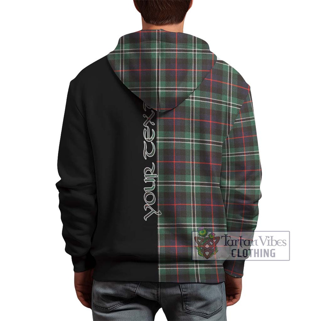 Rollo Hunting Tartan Hoodie with Family Crest and Half Of Me Style - Tartanvibesclothing Shop