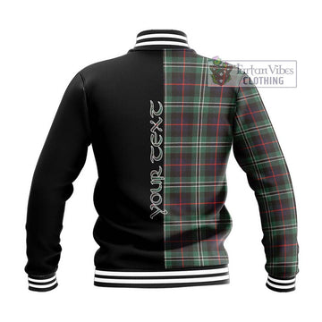 Rollo Hunting Tartan Baseball Jacket with Family Crest and Half Of Me Style