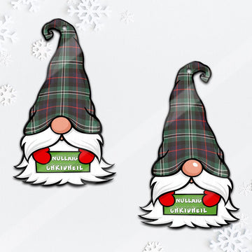 Rollo Hunting Gnome Christmas Ornament with His Tartan Christmas Hat