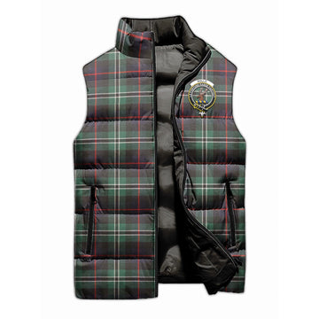 Rollo Hunting Tartan Sleeveless Puffer Jacket with Family Crest