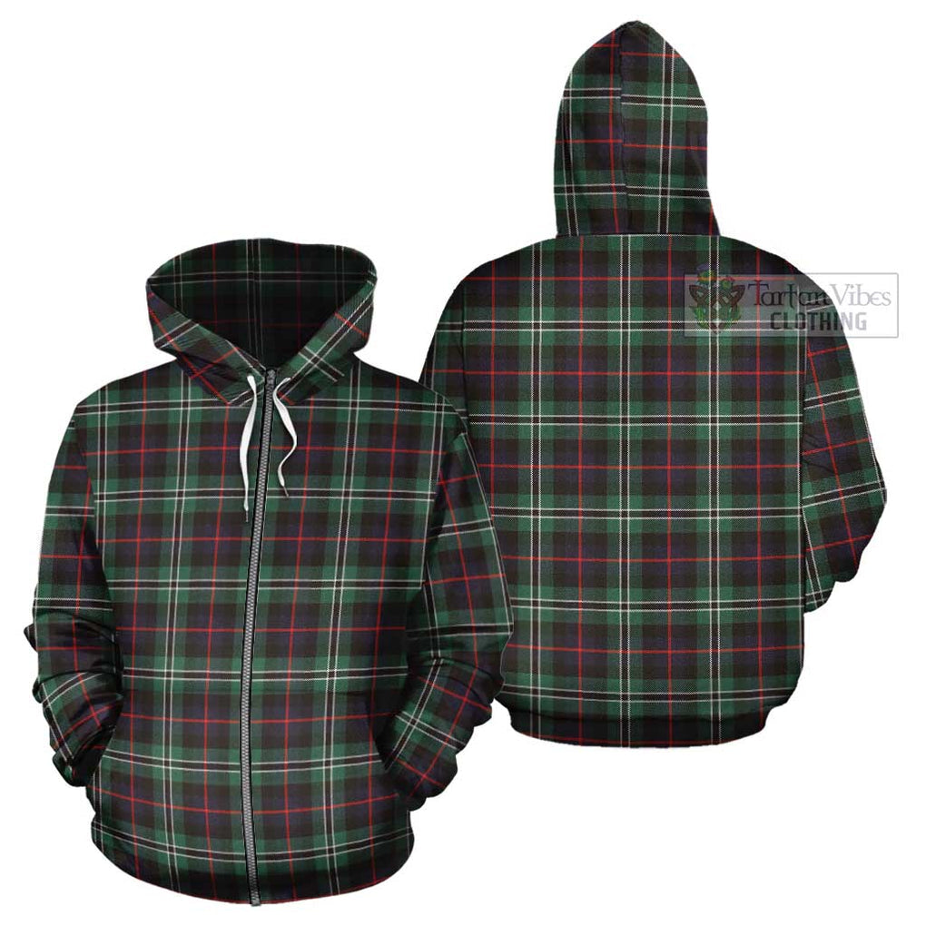 Rollo Hunting Tartan Cotton Hoodie Zip Hoodie - Tartan Vibes Clothing