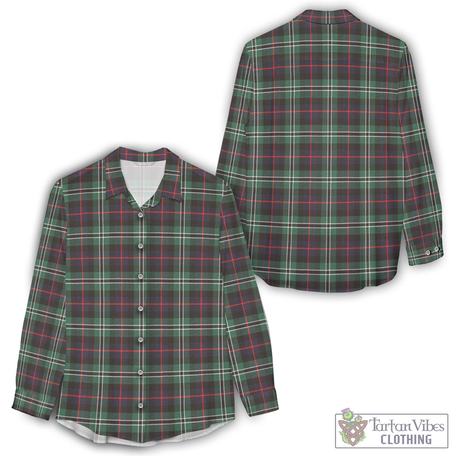 Rollo Hunting Tartan Womens Casual Shirt