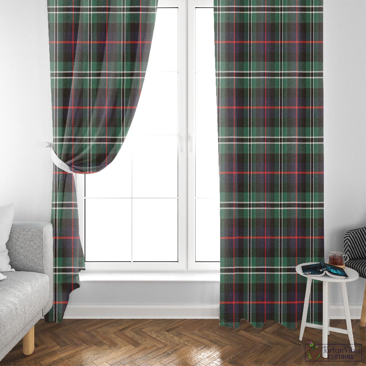 Rollo Hunting Tartan Window Curtain