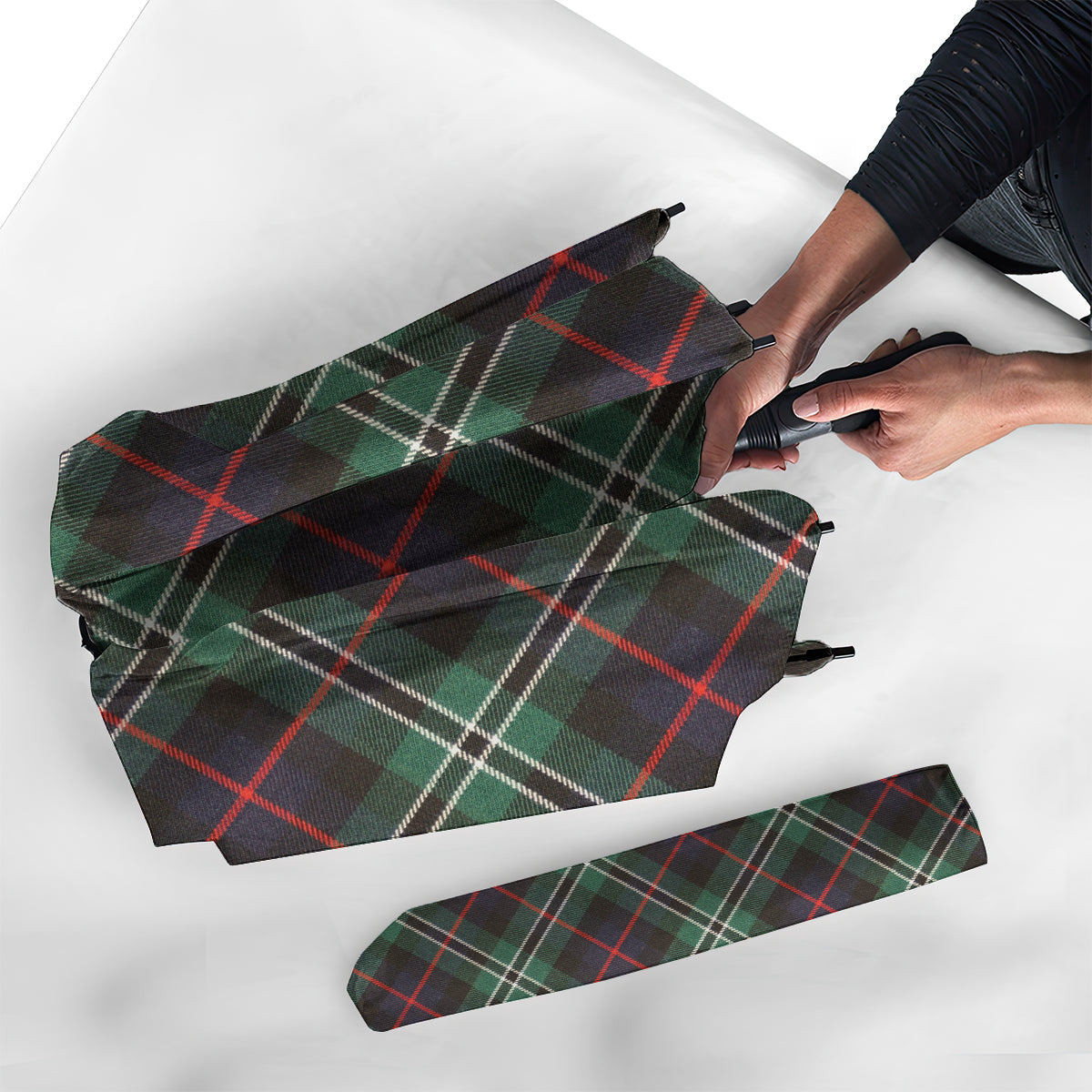 Rollo Hunting Tartan Umbrella - Tartanvibesclothing