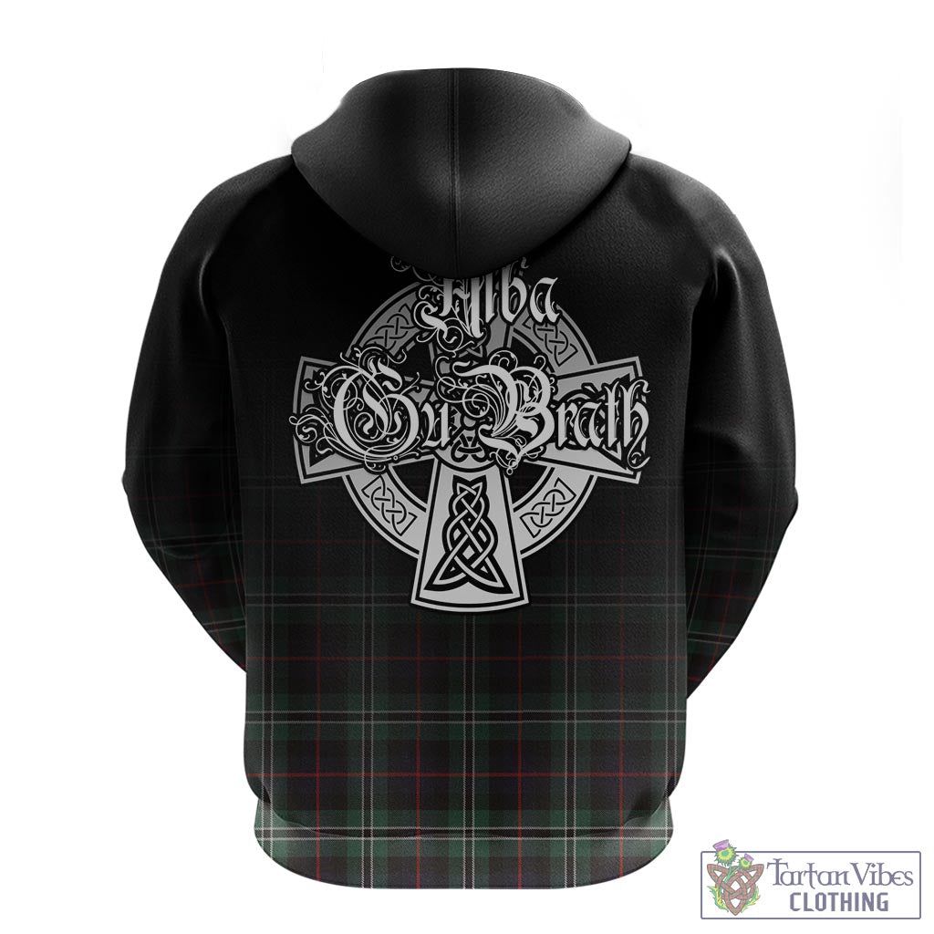 Tartan Vibes Clothing Rollo Hunting Tartan Hoodie Featuring Alba Gu Brath Family Crest Celtic Inspired