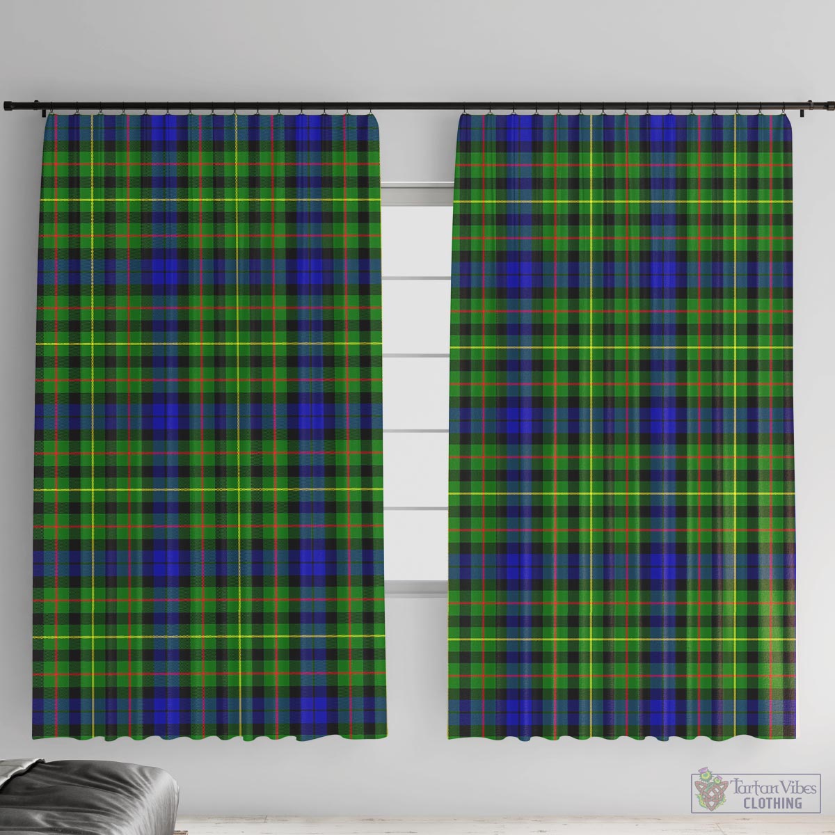 Rollo Modern Tartan Window Curtain