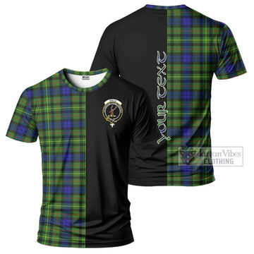 Rollo Modern Tartan T-Shirt with Family Crest and Half Of Me Style