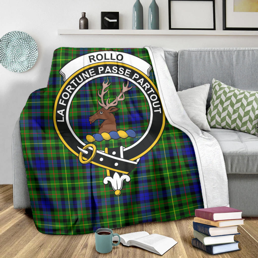 rollo-modern-tartab-blanket-with-family-crest