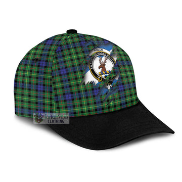 Rollo Modern Tartan Classic Cap with Family Crest In Me Style