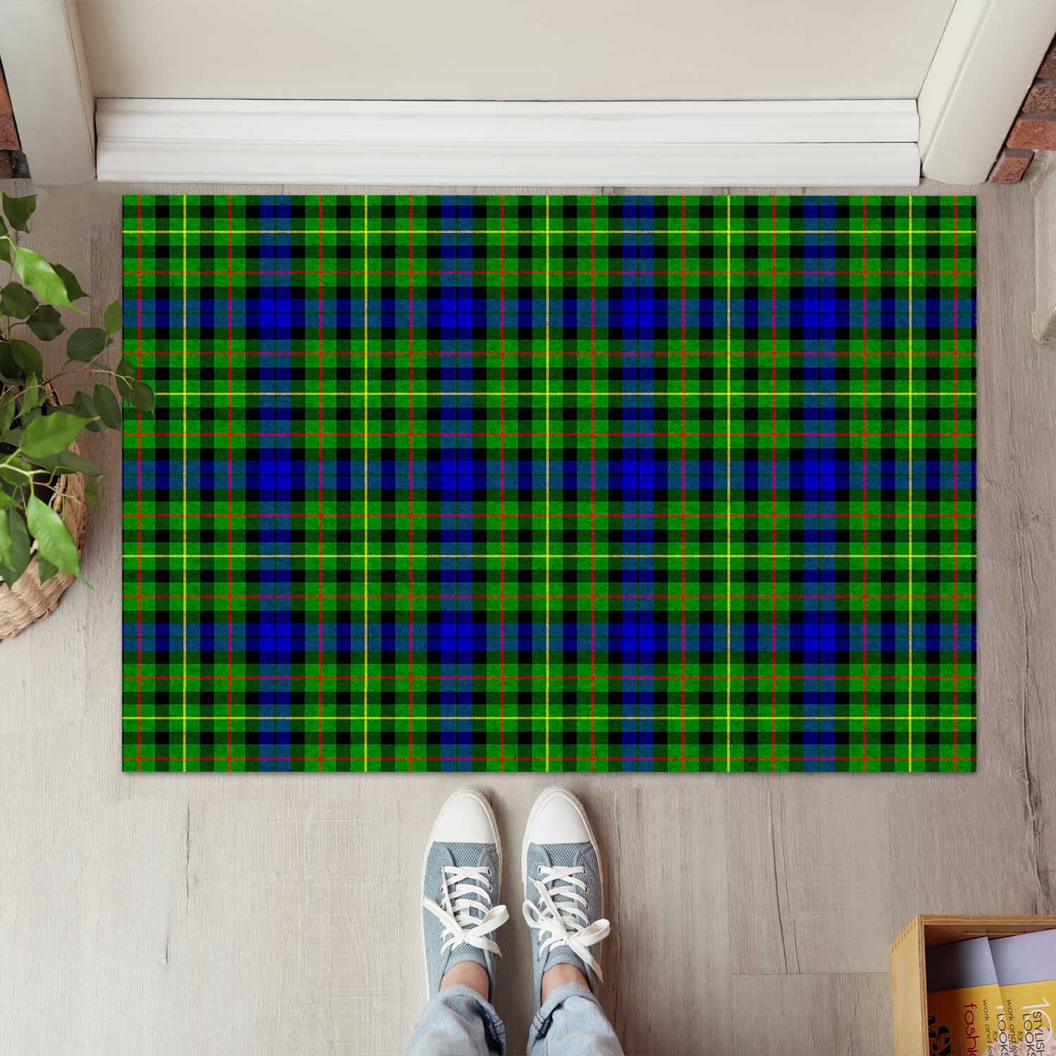 Rollo Modern Tartan Door Mat - Tartanvibesclothing Shop