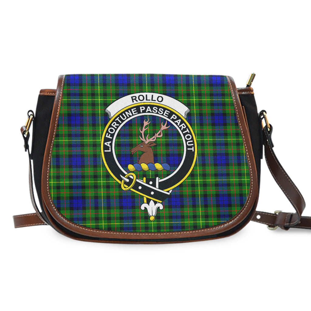 Rollo Modern Tartan Saddle Bag with Family Crest - Tartan Vibes Clothing