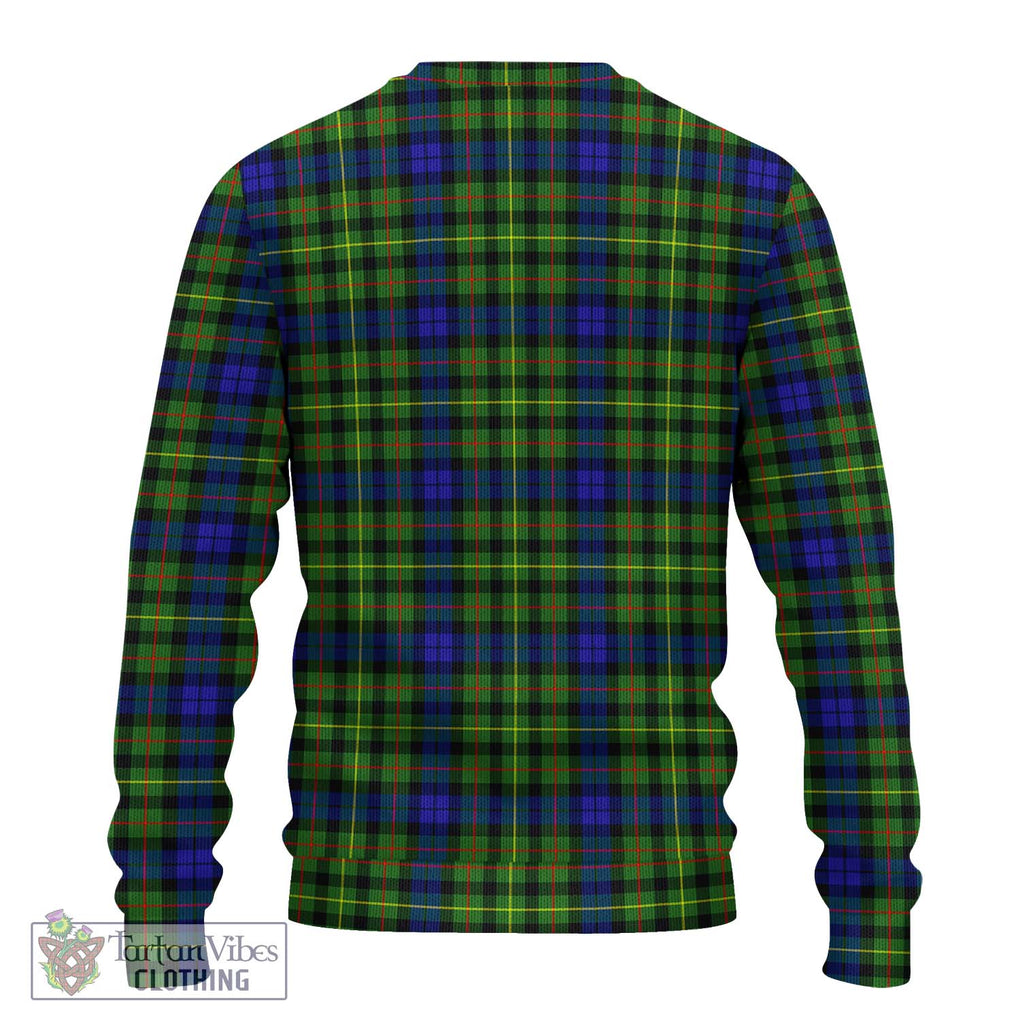 Rollo Modern Tartan Knitted Sweater with Family Crest DNA In Me Style - Tartanvibesclothing Shop