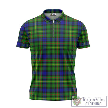 Rollo Modern Tartan Zipper Polo Shirt