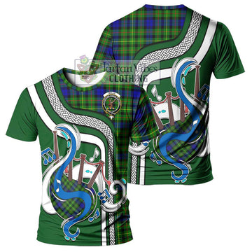 Rollo Modern Tartan T-Shirt with Epic Bagpipe Style