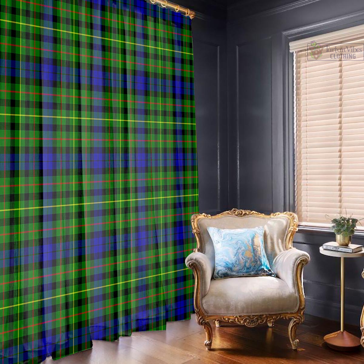 Rollo Modern Tartan Window Curtain