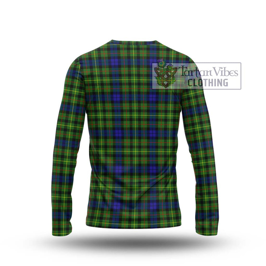 Rollo Modern Tartan Long Sleeve T-Shirt with Family Crest DNA In Me Style - Tartanvibesclothing Shop