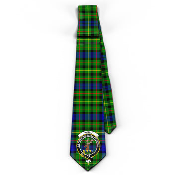 Rollo Modern Tartan Classic Necktie with Family Crest