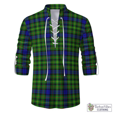 Rollo Modern Tartan Men's Scottish Traditional Jacobite Ghillie Kilt Shirt