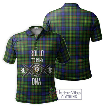 Rollo Modern Tartan Polo Shirt with Family Crest DNA In Me Style