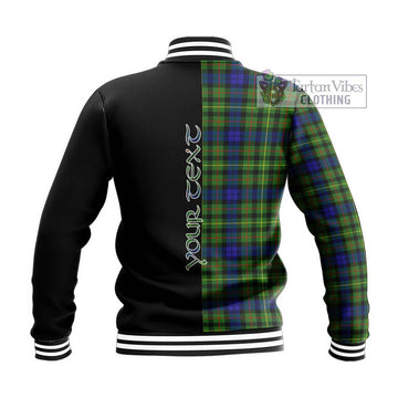 Rollo Modern Tartan Baseball Jacket with Family Crest and Half Of Me Style