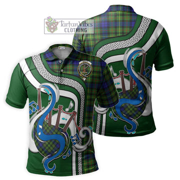 Rollo Modern Tartan Polo Shirt with Epic Bagpipe Style