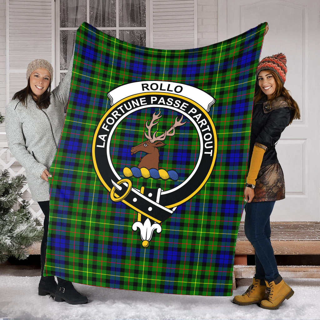 rollo-modern-tartab-blanket-with-family-crest