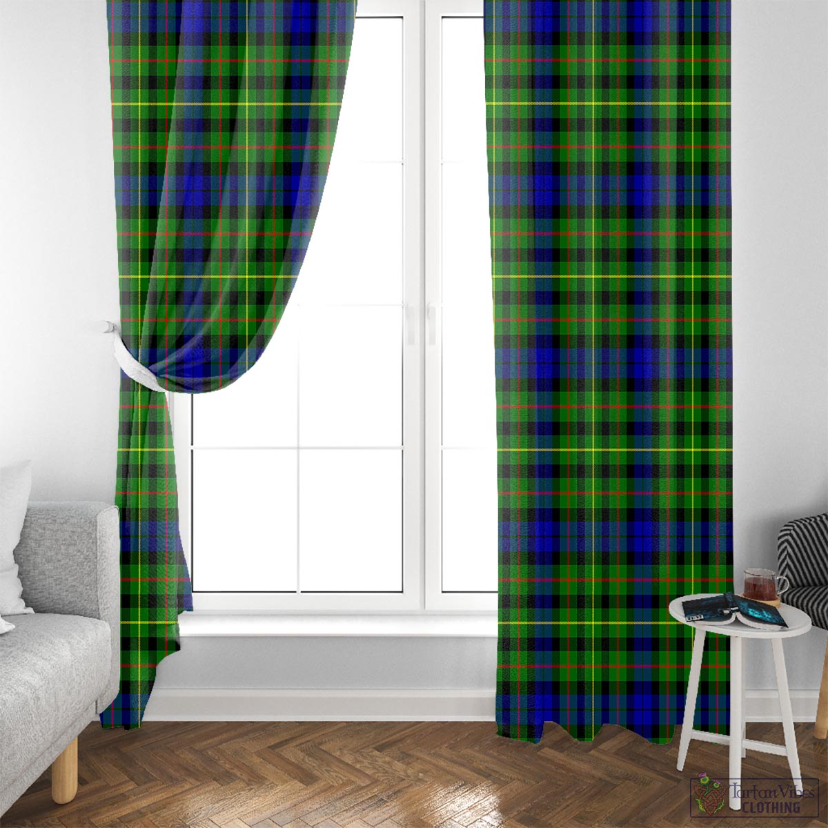 Rollo Modern Tartan Window Curtain