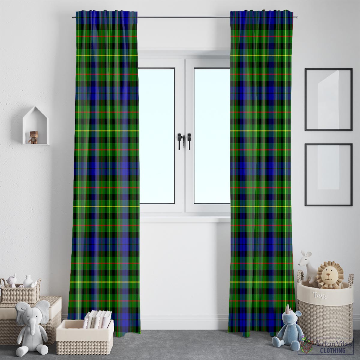 Rollo Modern Tartan Window Curtain