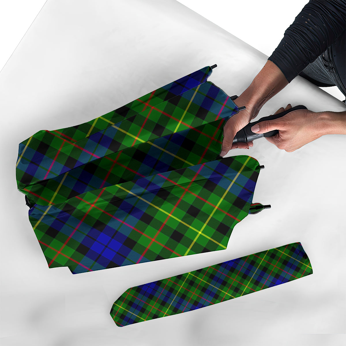 Rollo Modern Tartan Umbrella - Tartanvibesclothing