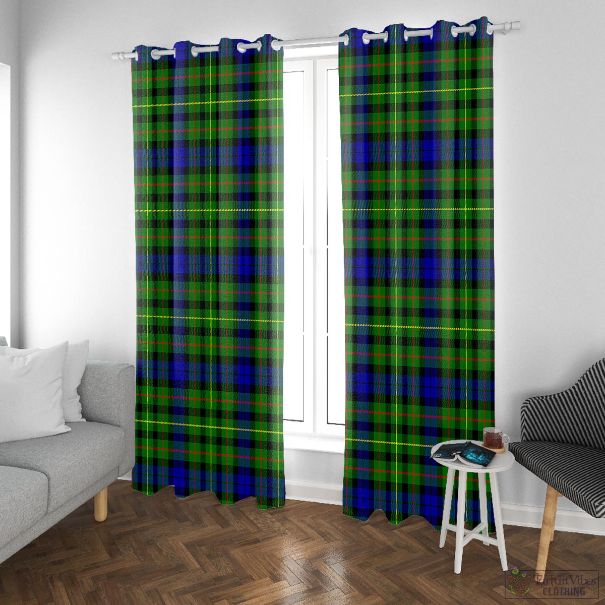 Rollo Modern Tartan Window Curtain