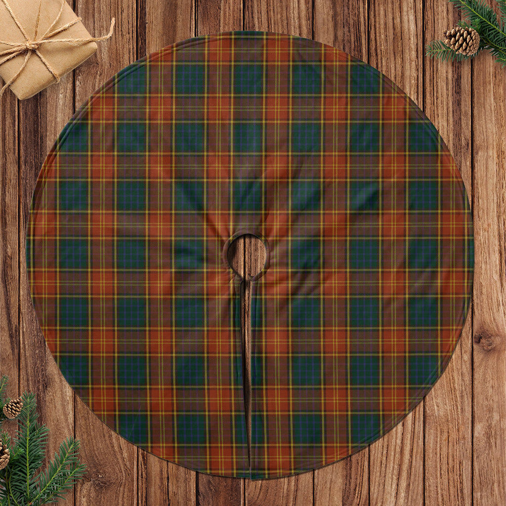 Roscommon County Ireland Tartan Christmas Tree Skirt - Tartanvibesclothing