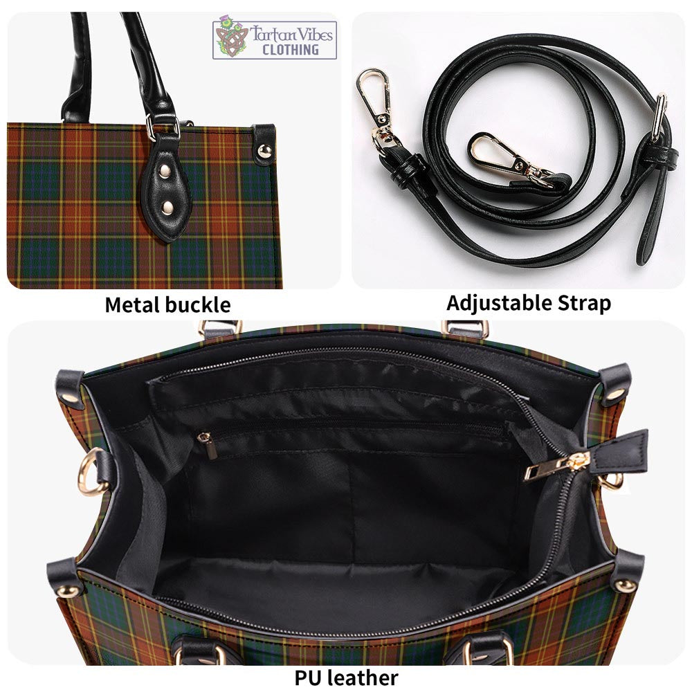 Tartan Vibes Clothing Roscommon County Ireland Tartan Luxury Leather Handbags