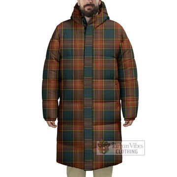 Roscommon County Ireland Tartan Long Down Jacket