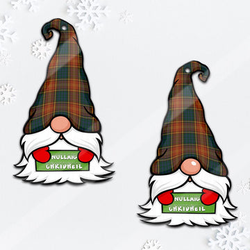 Roscommon County Ireland Gnome Christmas Ornament with His Tartan Christmas Hat