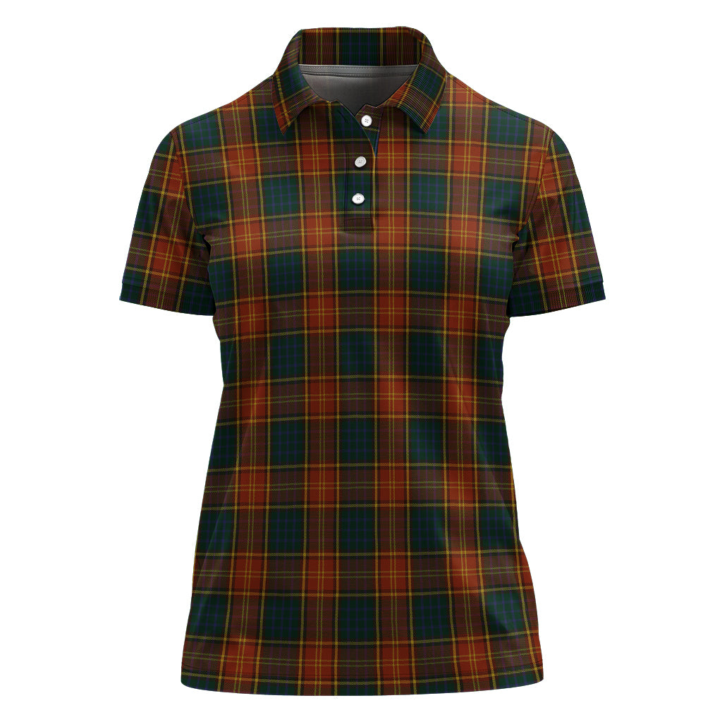 roscommon-county-ireland-tartan-polo-shirt-for-women