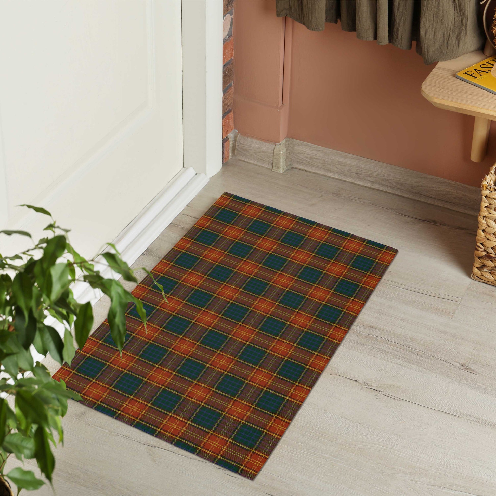 Roscommon County Ireland Tartan Door Mat - Tartanvibesclothing Shop